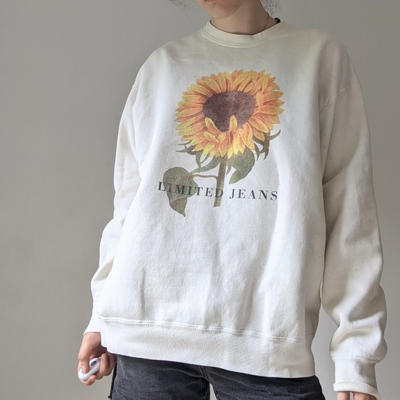 sunflower crewneck sweatshirt